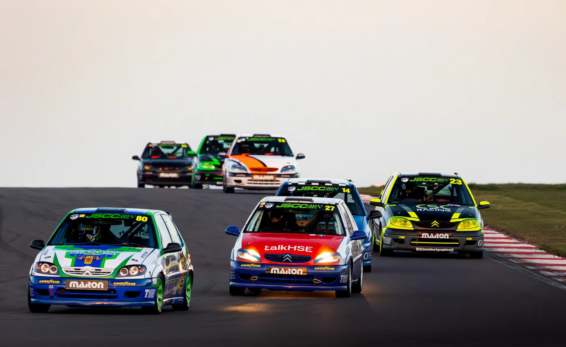 Matthew Swatton on track at Donington Park